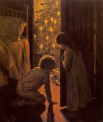Der Weihnachtsbaum, um 1916
